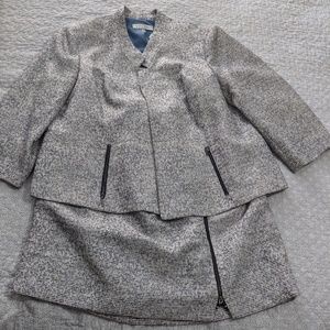 Plus Size Business Suit with Skirt